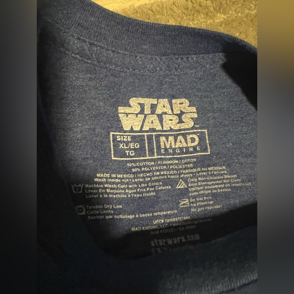 Star Wars Not Today Blue Tee - Picture 6 of 6